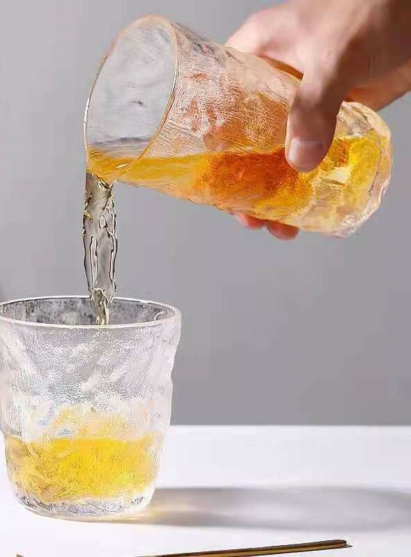 《1581》日式磨砂透明冰川杯