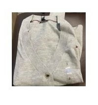 [S] TOMMY HILFIGER CARDIGAN SWEATER,GREY, 76J3144-030 (STH138)