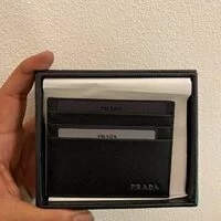 [S] PRADA PORTACARTE DI CRED,NERO, 8059487531424 (SPD27)