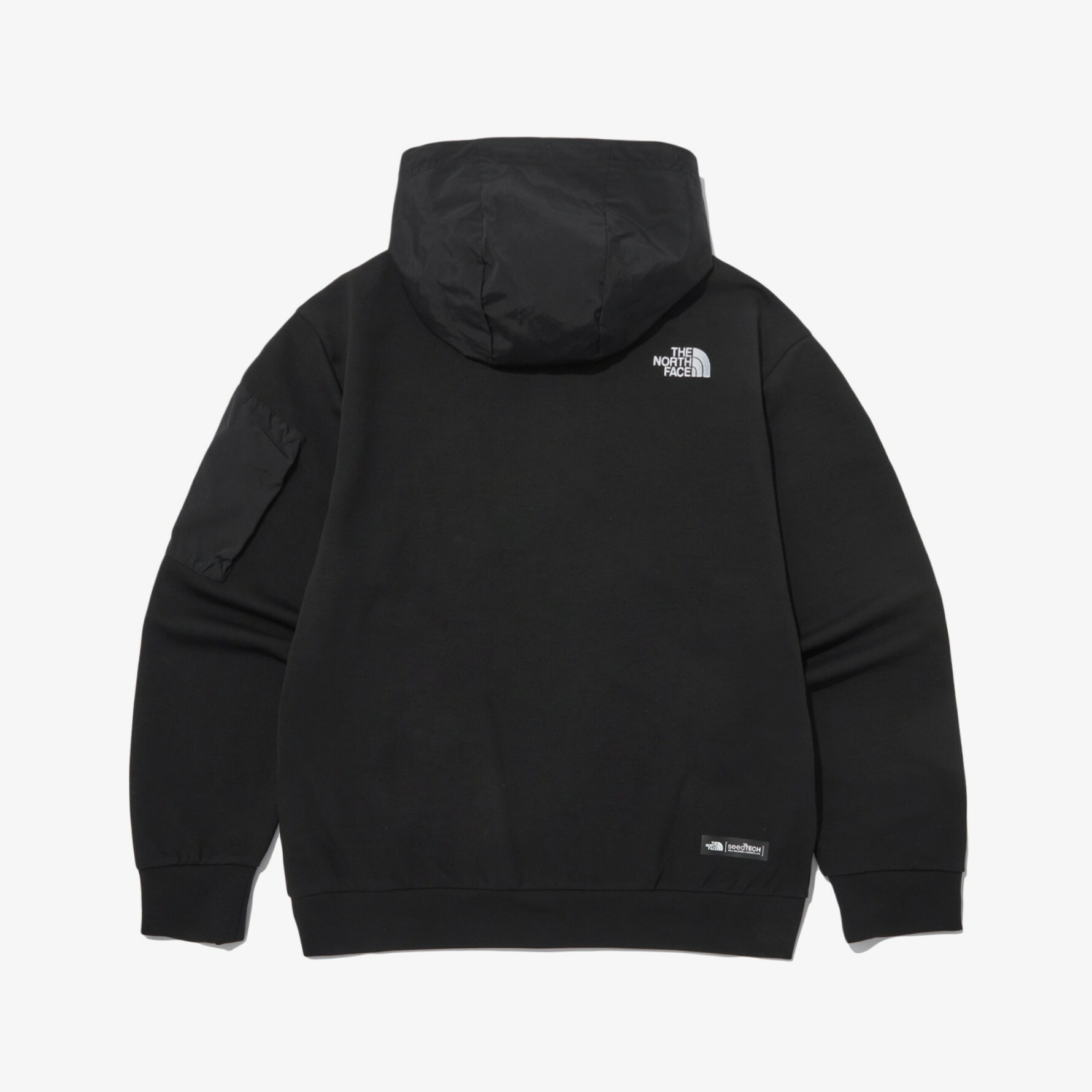 THE NORTH FACE SEED TECH 訓練 連帽 飛行外套 黑  NJ5JP02A