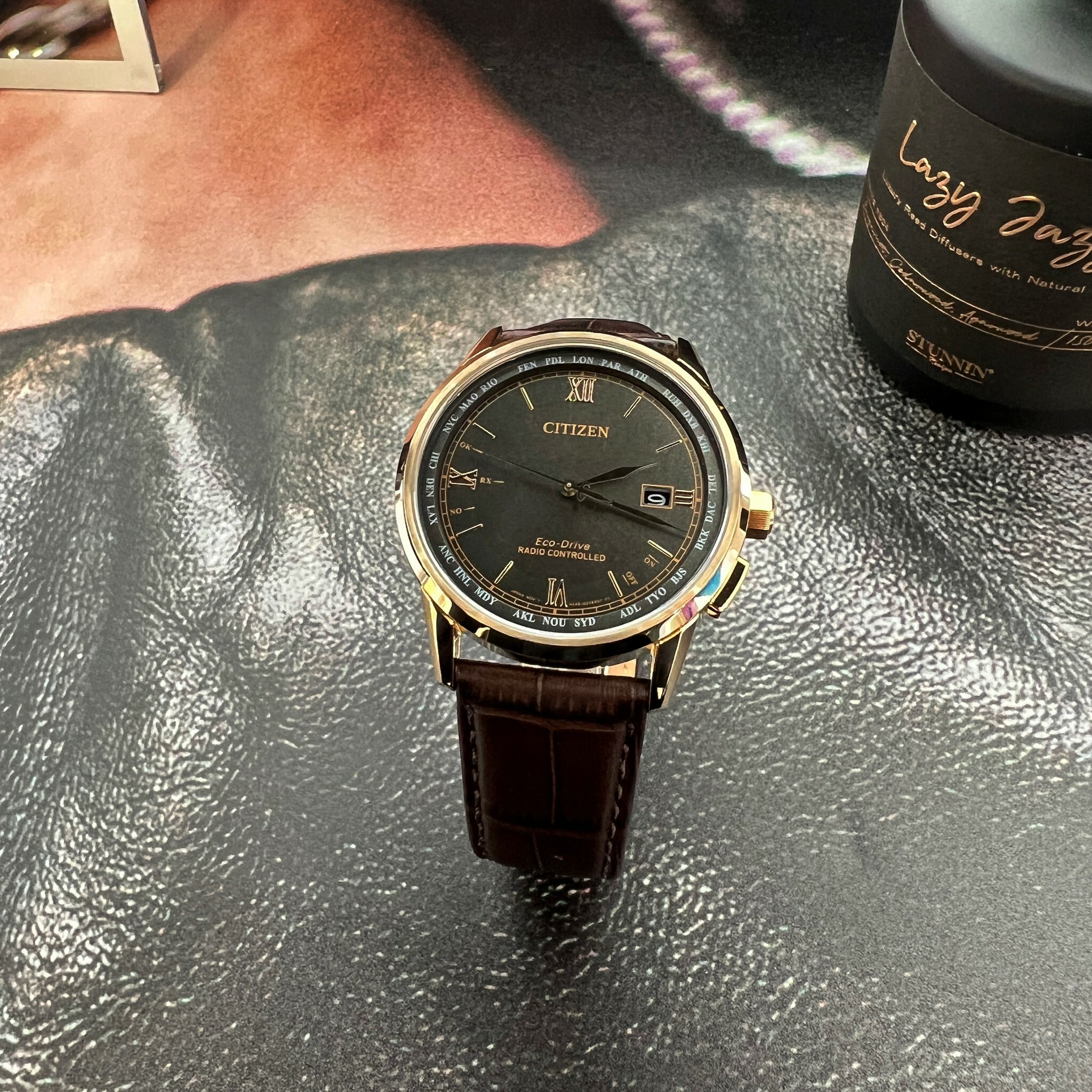 【CITIZEN】CB0158-10H(咖啡色) 42.7mm Modern Watch