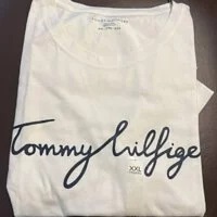 [S] TOMMY HILFIGER SIGNATURE CREWNECK T-SHIRT,WHITE, 76J3039-540 (STH166)
