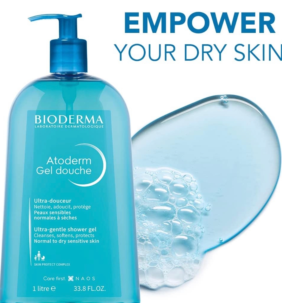 BIODERMA貝德瑪超溫和除菌沐浴除菌露1000ml