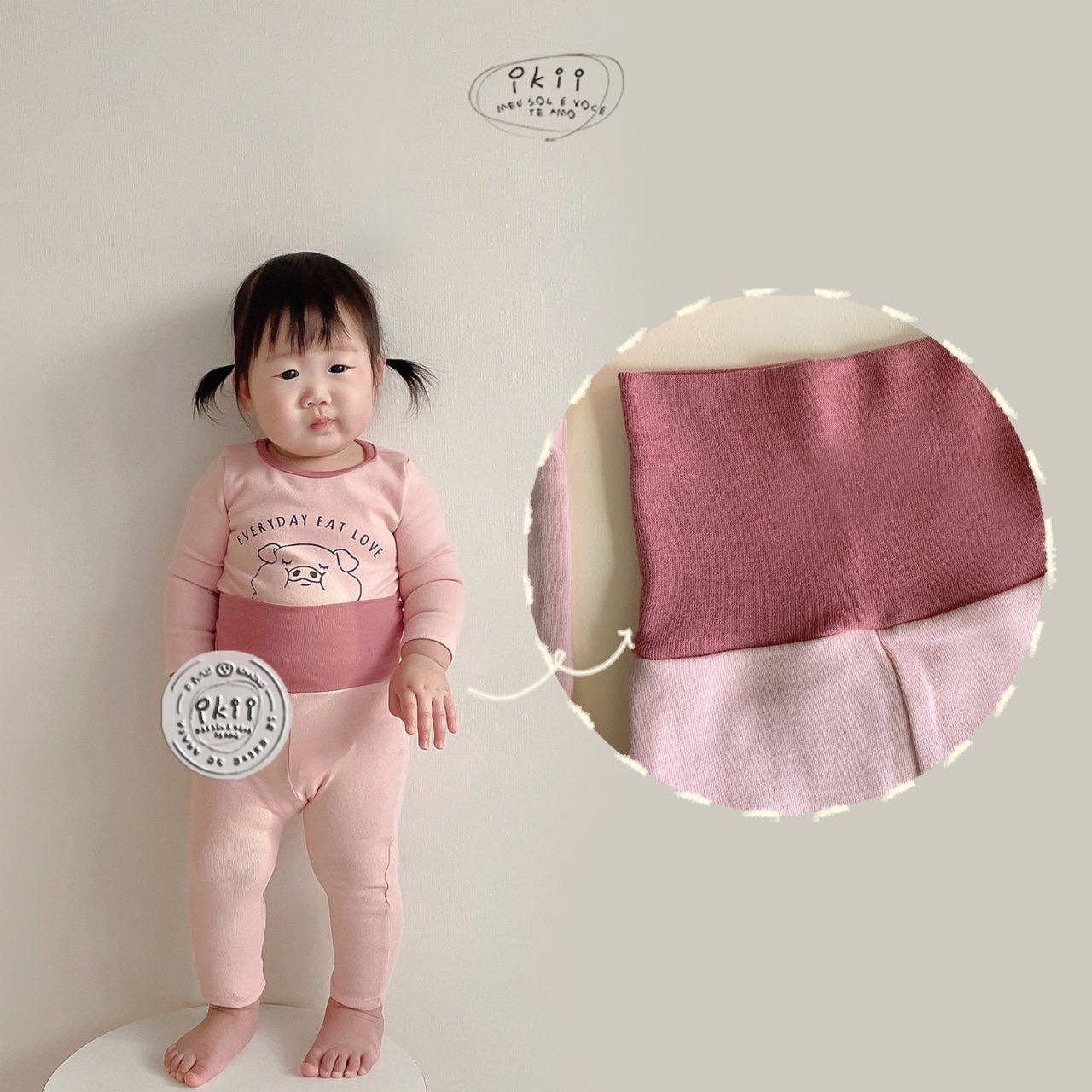 (現貨) ikii 豬仔 家居服 / 睡衣(Pig)