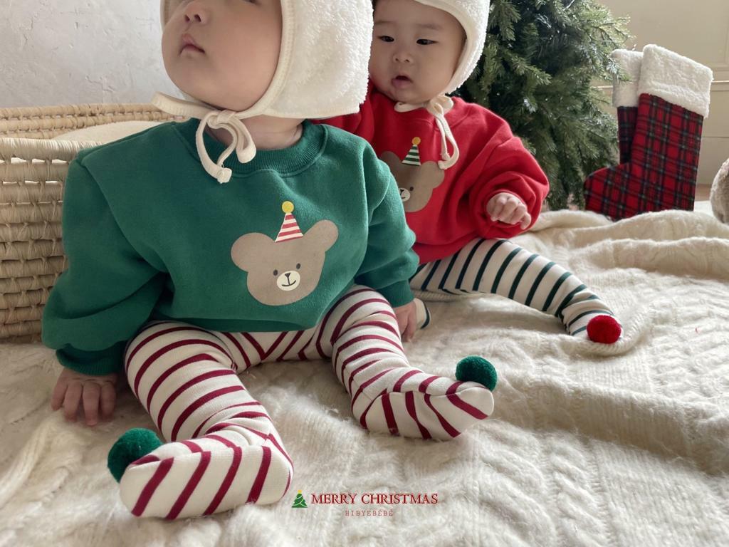 (現貨) 韓國聖誕間條leggings