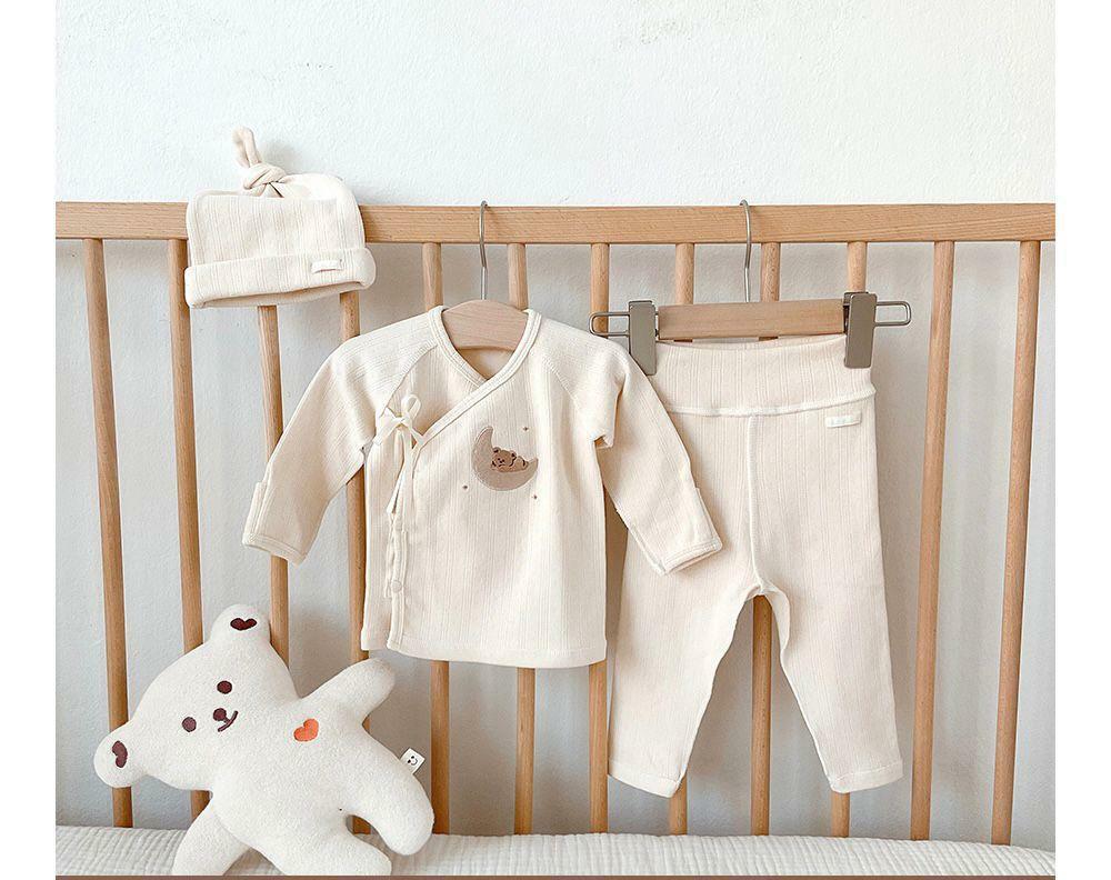 (現貨) DTD熊仔衫+包肚仔褲+帽初生set