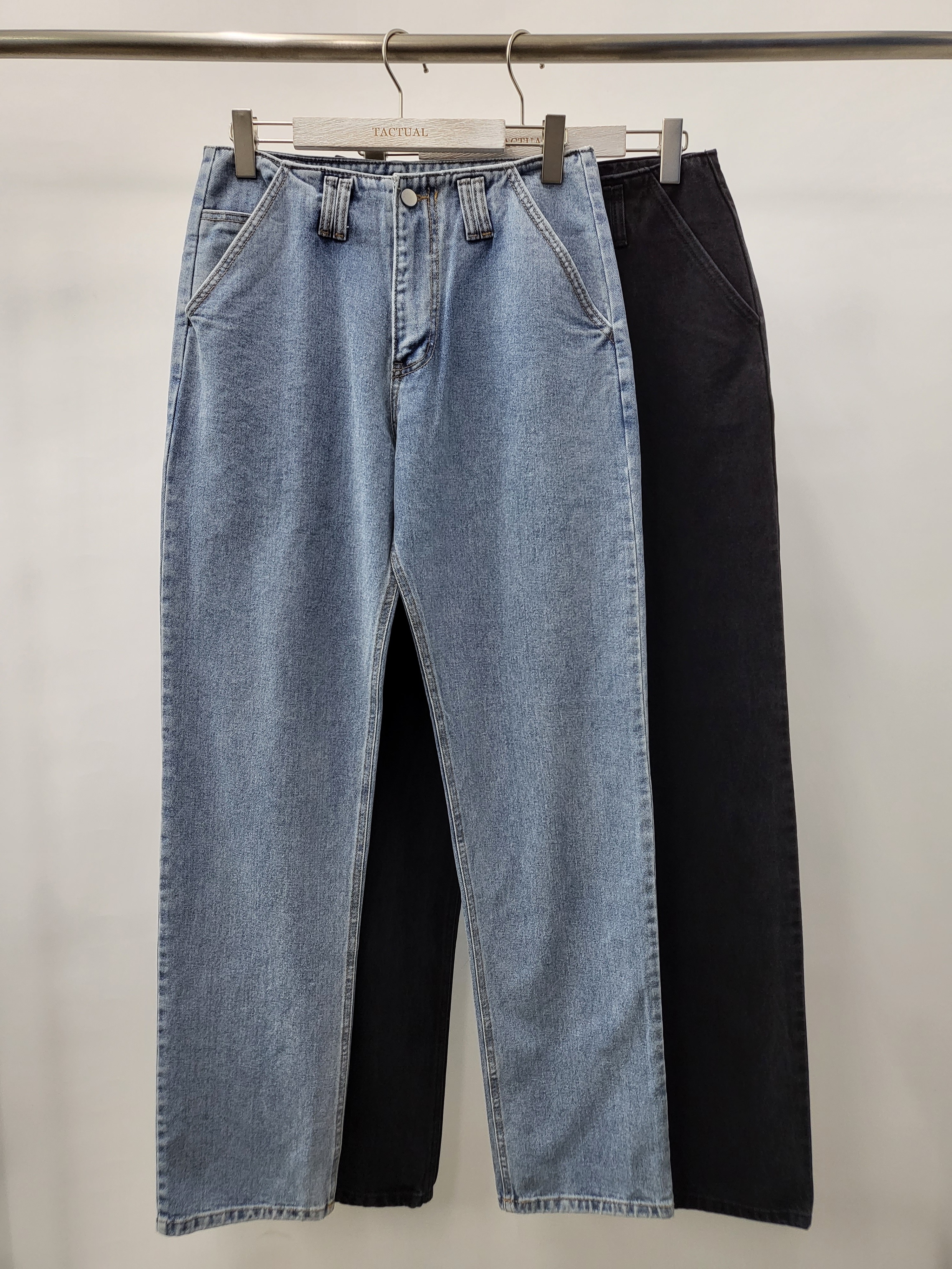 鬆身牛仔褲 J656