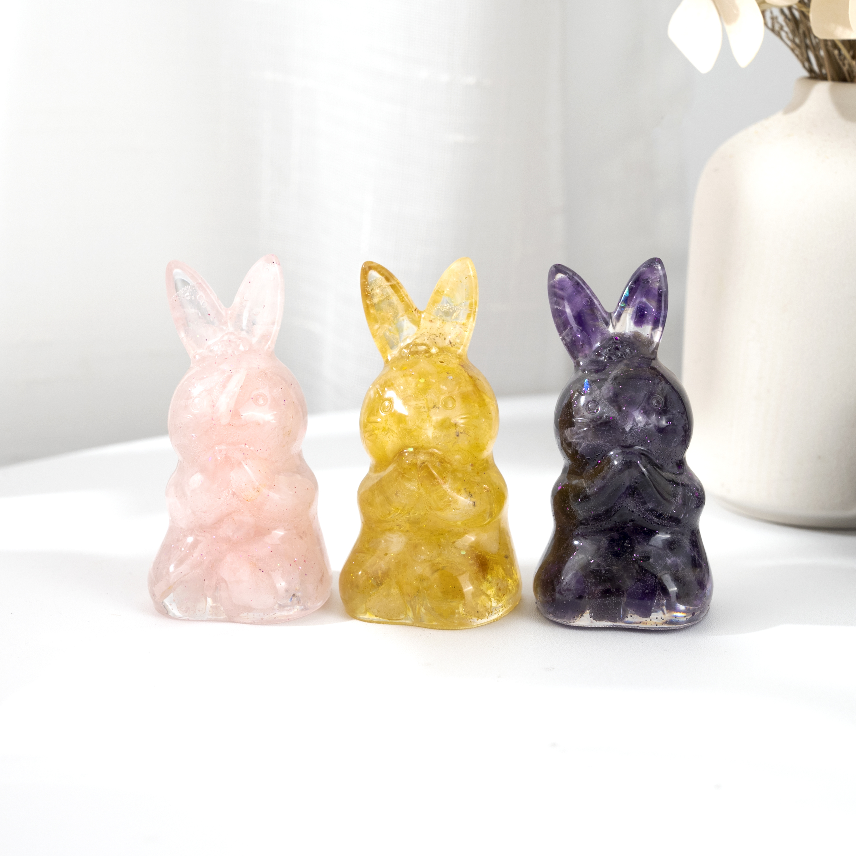 【晶石能量萌寵】祈福小兔