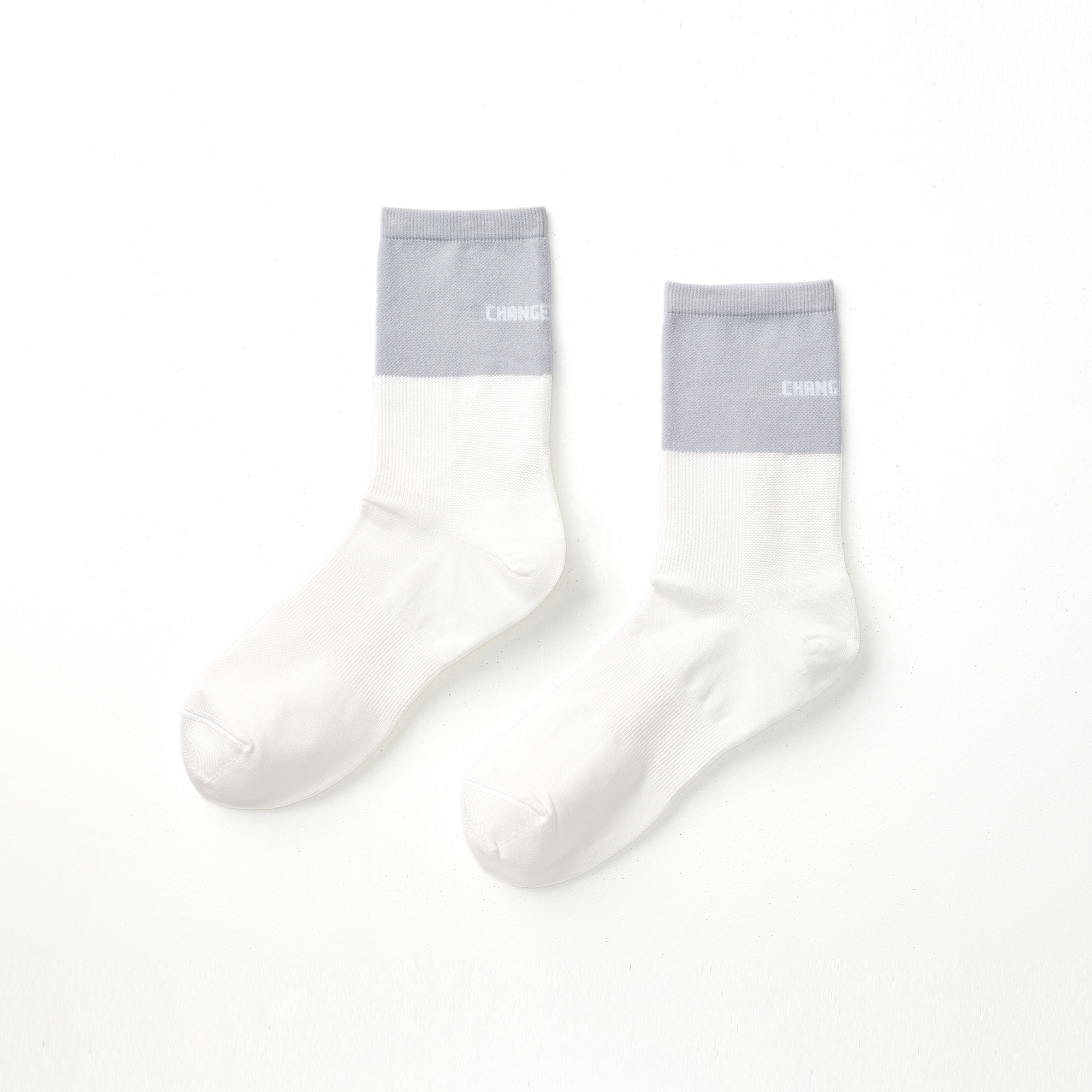 Deuce 機能自行車襪〈淺灰〉