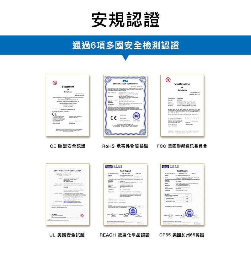車用快充頭-國家安全檢測認證