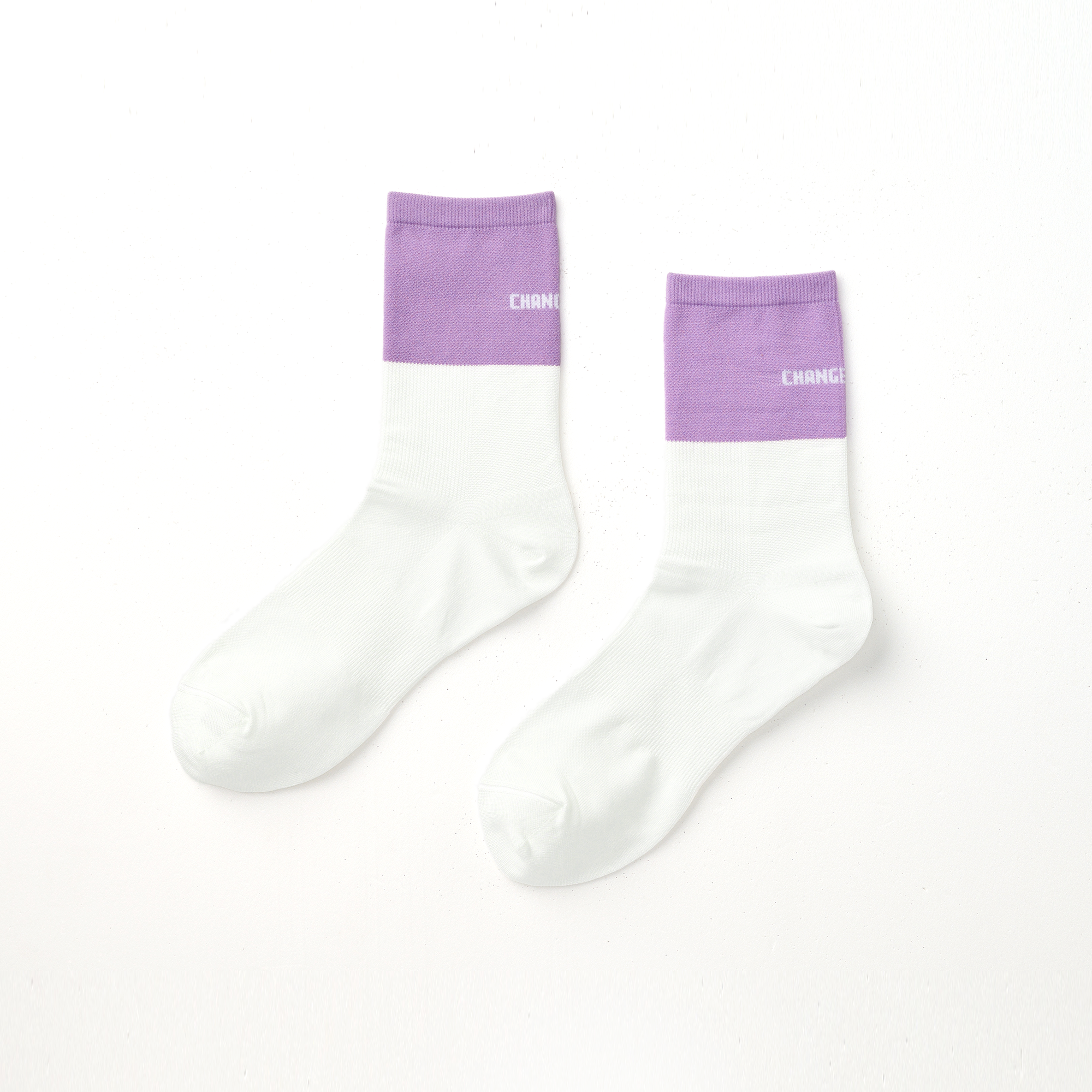 Deuce 機能自行車襪〈淺紫〉