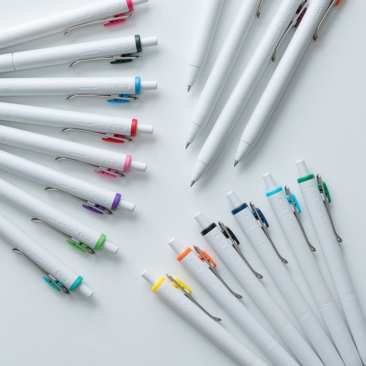 【Uni 三菱】ball one 超細自動鋼珠筆 0.5/替芯