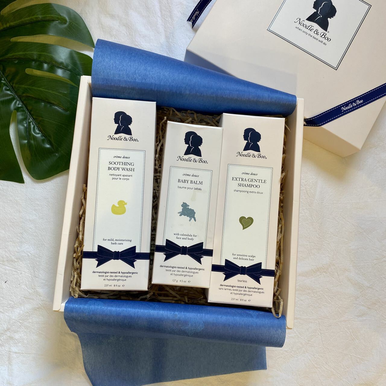 Noodle & Boo 洗澡護膚禮盒組