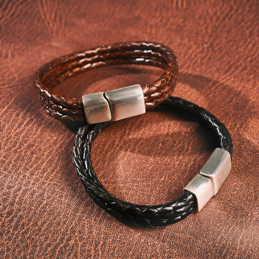 經典復古手環(咖啡色) 皮革手環/皮手環/真皮手環  - 快速出貨