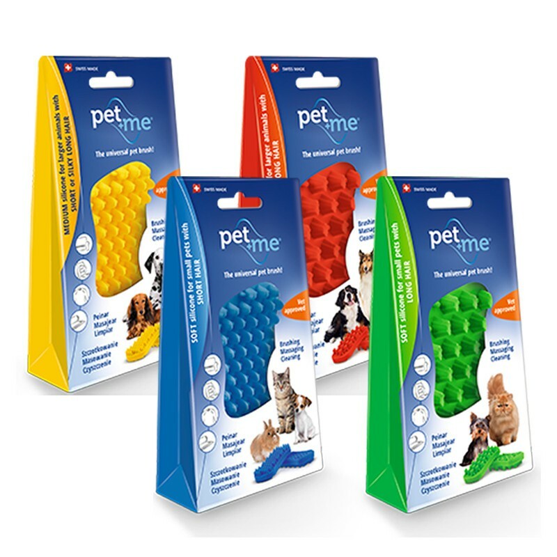 【瑞士pet+me】乾溼兩用寵物多功能按摩刷