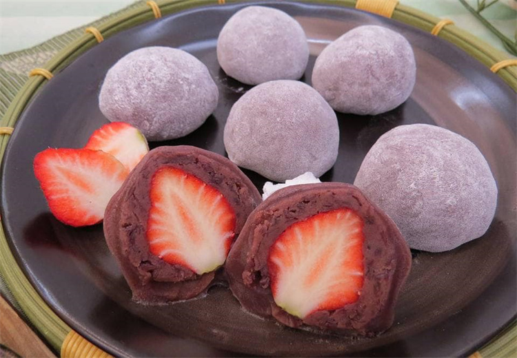 董師傅手工麻糬 紫米草莓