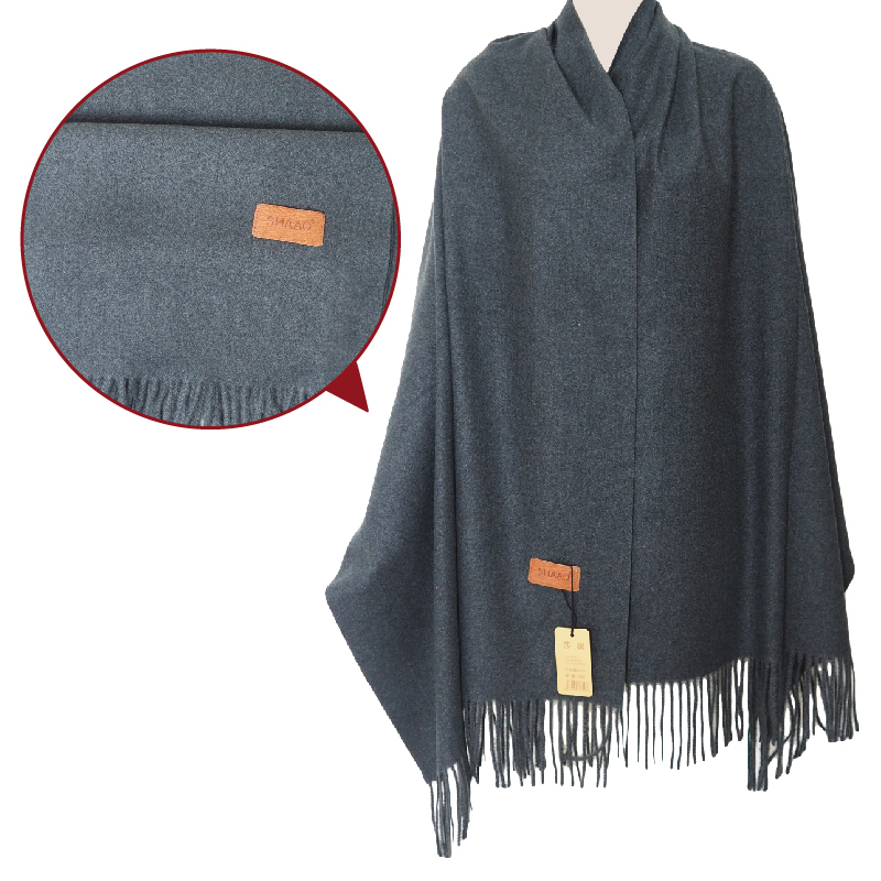 靚色混紡羊絨披圍巾 (5色) 圍巾/保暖/流蘇/雪地旅遊/休閒旅遊 43CXZ13000