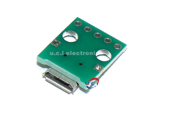 【UCI電子】(L-25) MCU-micro USB 介面座 電源轉介面 麵包板 5V電源模組 micro USB