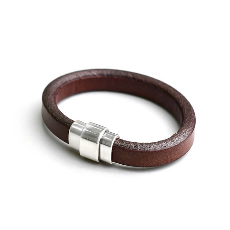 經典皮革(咖啡色) 皮革手環/皮手環/真皮手環  - 快速出貨