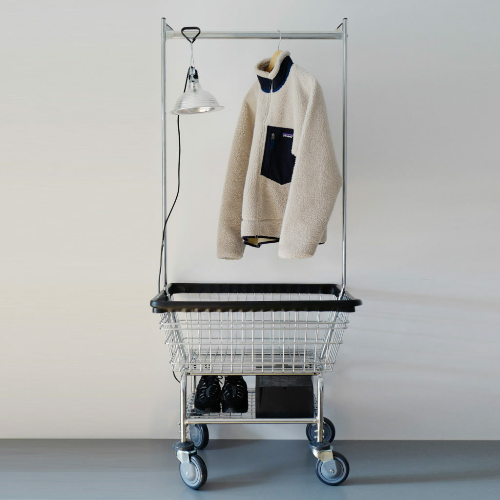 P.F.S. LAUNDRY CART DOUBLE POLE