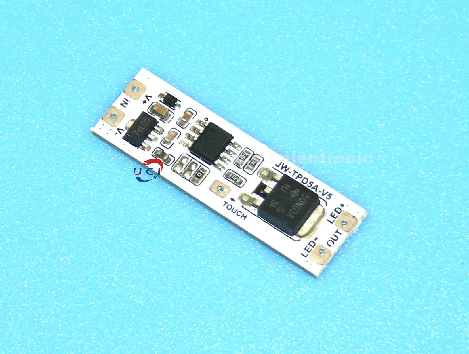 【UCI電子】(2-4) 觸摸開關頭 帶線不帶燈小觸摸頭 +  12V燈帶調光觸控板 檯燈