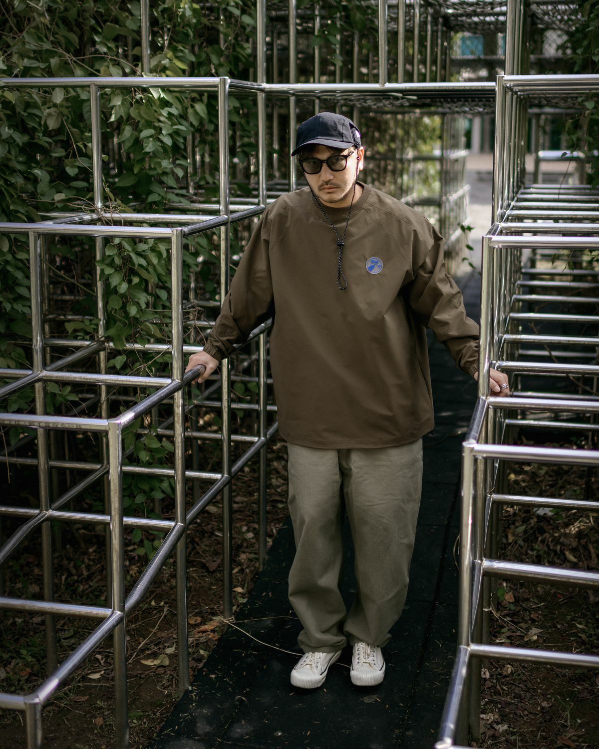 KID ® 日昇防風長T 咖啡色