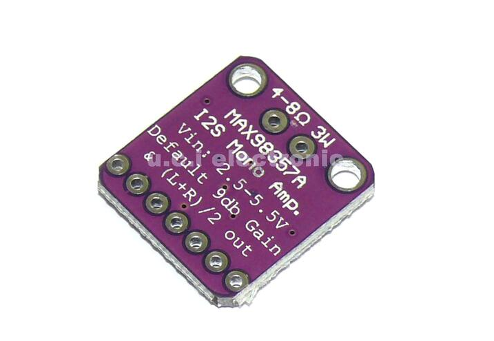 【UCI電子】(8-8) MAX98357 I2S 音訊放大器模組 無濾波D類放大 支援ESP32 樹莓派