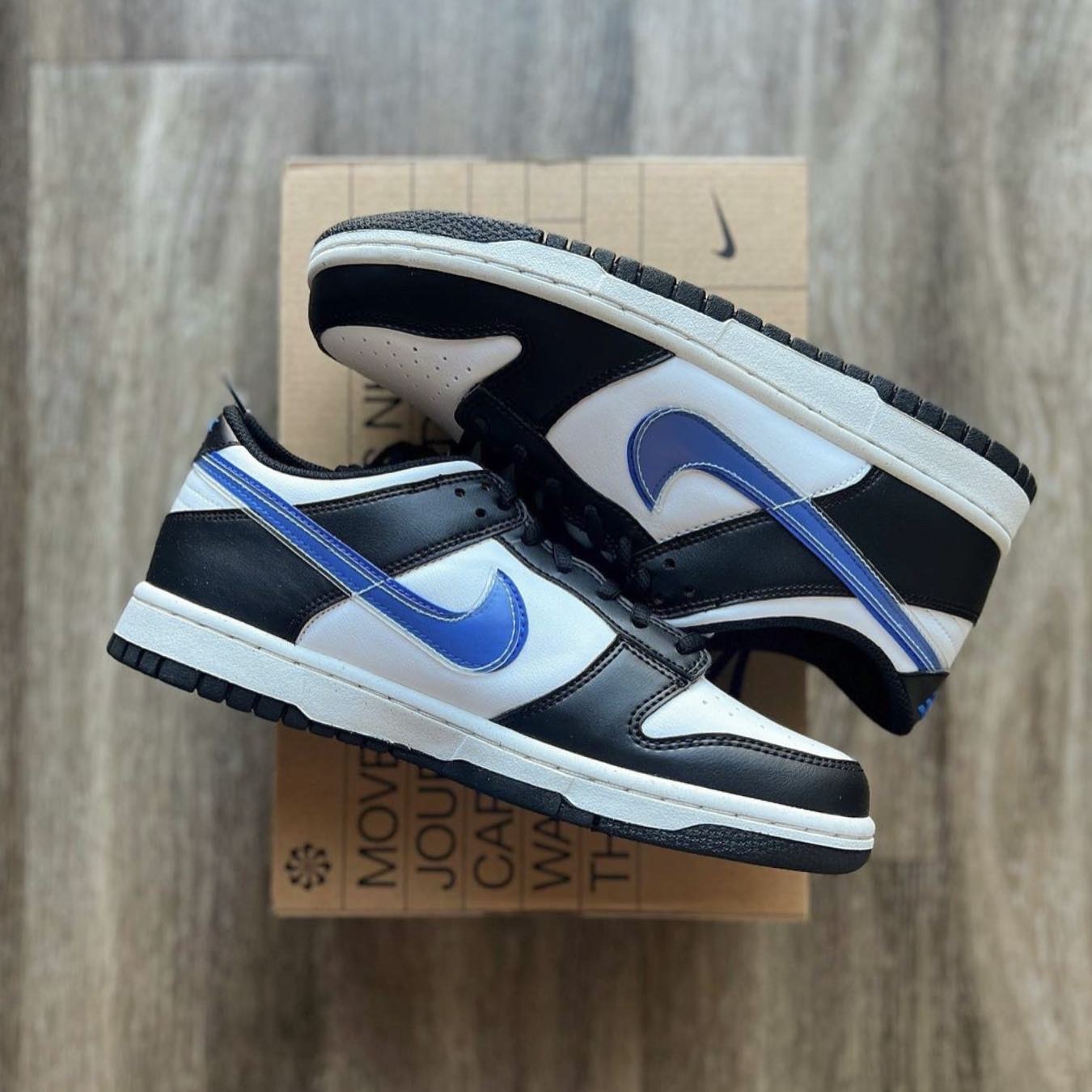 NIKE DUNK LOW GS 藍勾 熊貓 黑 寶藍 透明 堆疊 大童鞋 / 預購