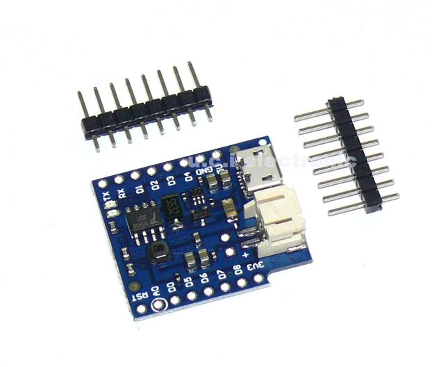 【UCI電子】(12-8) 電池座Battery Shield V1.2.0適用於D1mini 迷你鋰電池充電板