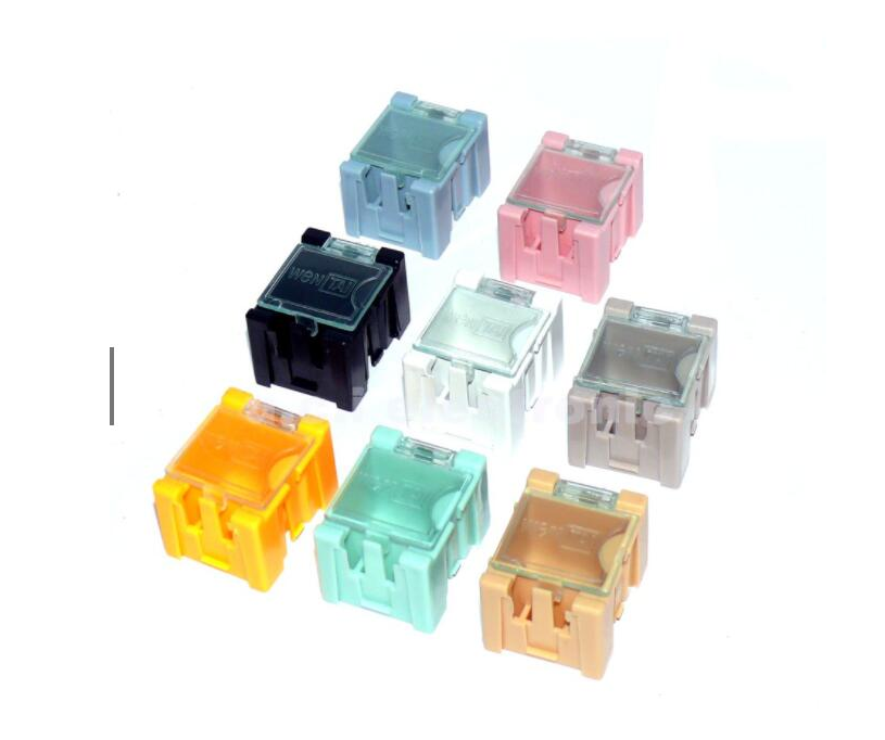 【UCI電子】(Y-1) 可拼接 SMD 小零件盒 彈蓋式 電子零件盒 手工藝品 零件收納盒 32*24*25mm