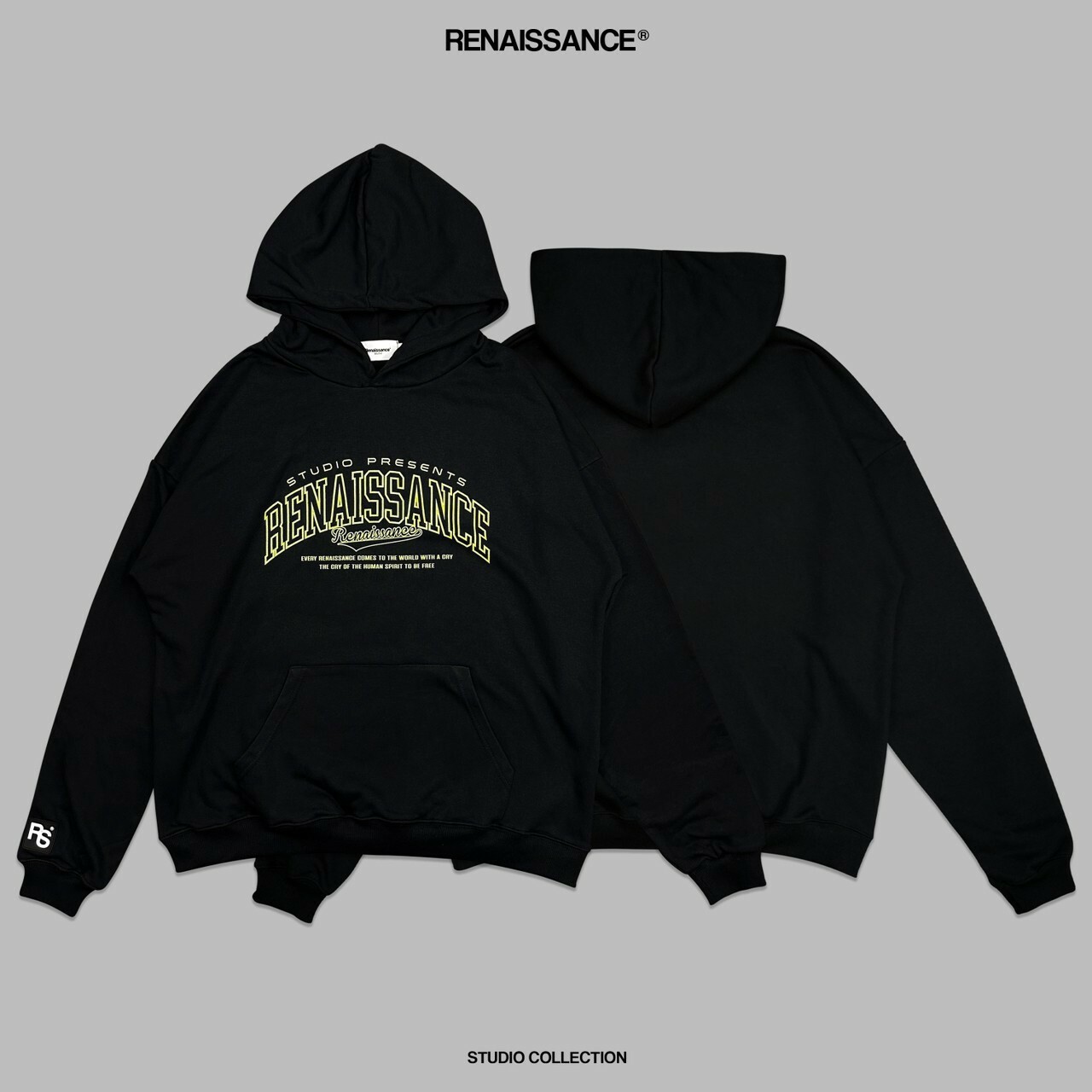 RENAISSANCE RS大學字體帽T “ UNIVERSITY LOGO HOODIE ”