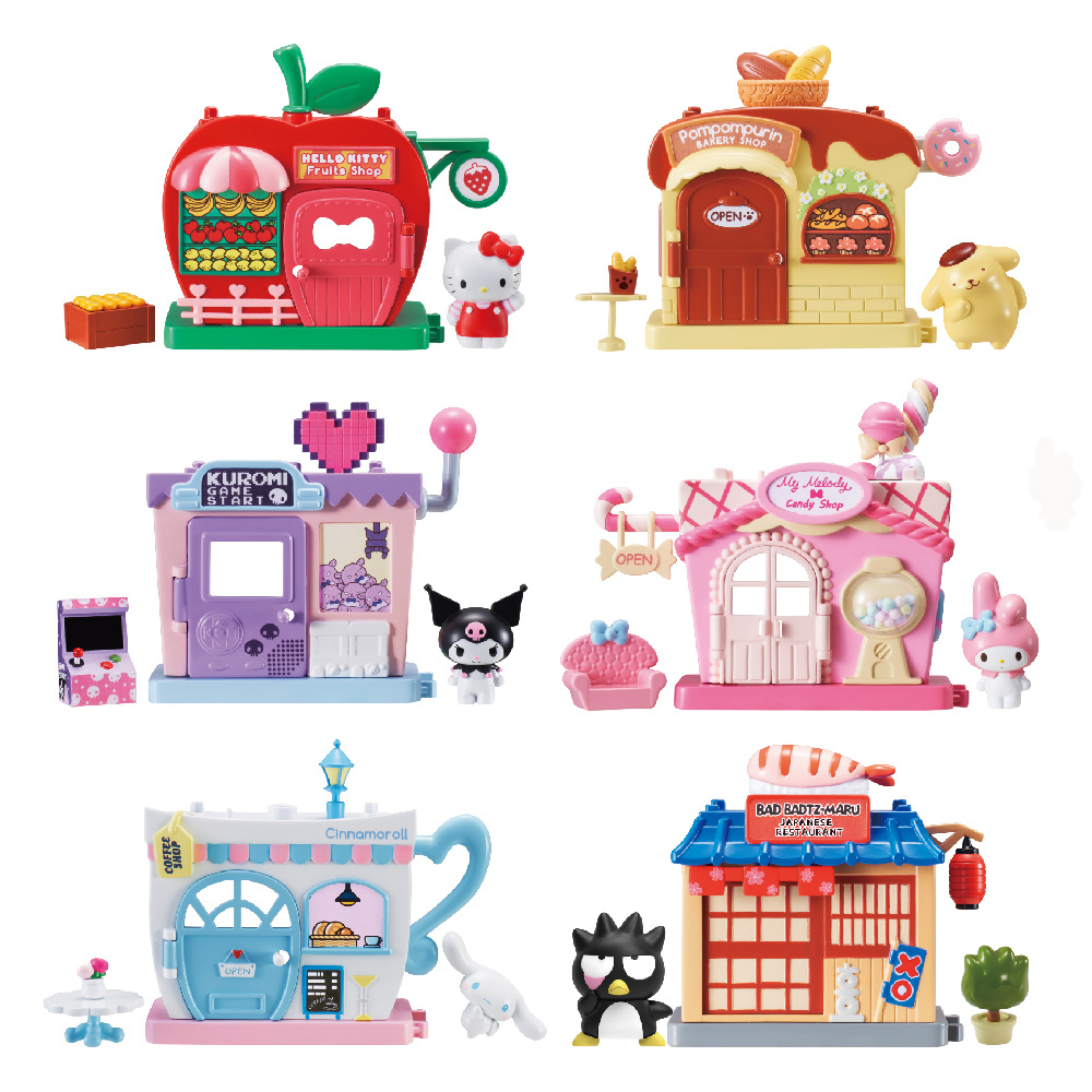 Sanrio疊疊商店街-凱蒂貓/美樂蒂/大耳狗/布丁狗/酷洛米/酷企鵝