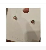 [S] NYU.NYU POMEGRANATE EAR STUD WITH 925 SILVER PIN,SILVER, SNN27 (SNN27)