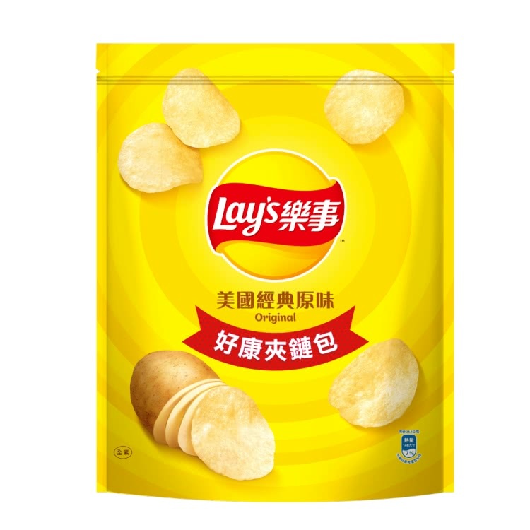 【樂事】Lay's經典原味夾鏈包 229g