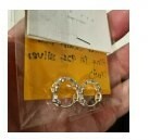 [S] NYU.NYU CHAIN EARRING IN 925 SILVER,SILVER, SNN32 (SNN32)