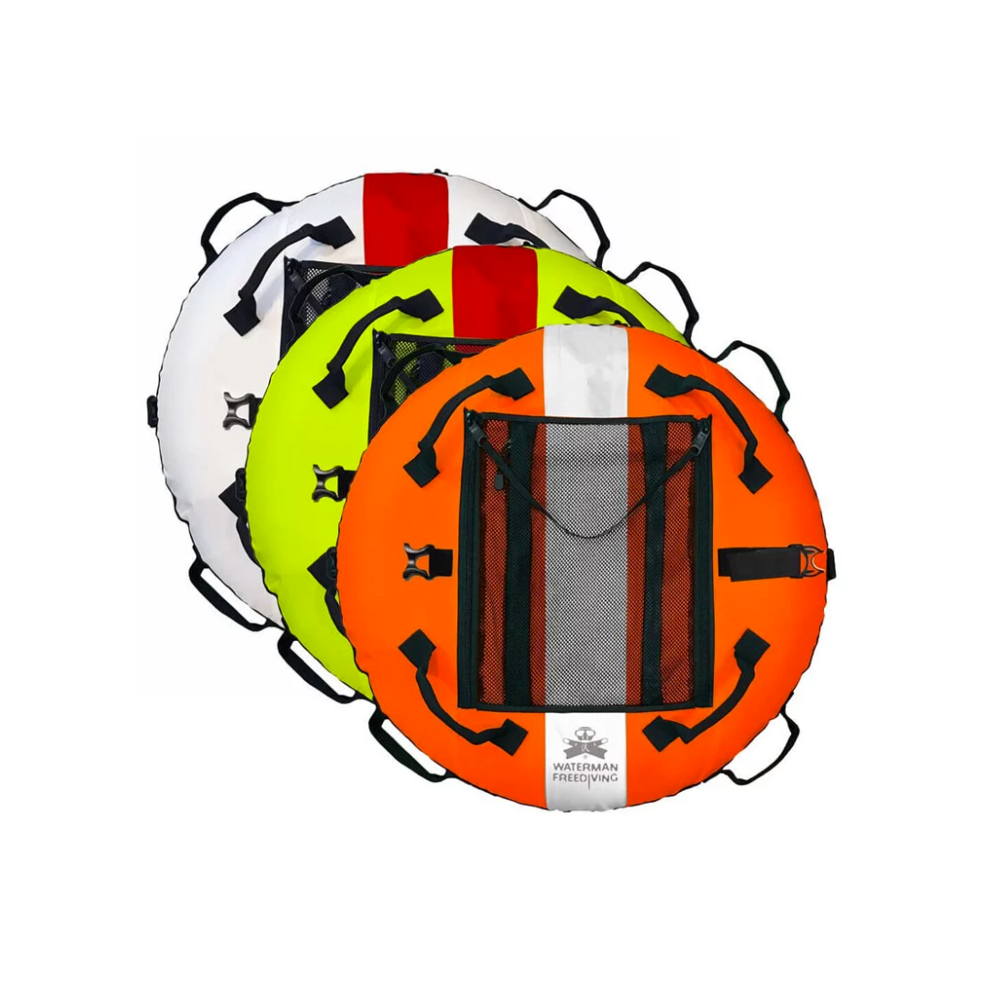 ▲Waterman 汄浮球 口吹後背式浮球 (保固三年)