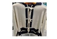 [S] ROMANTIC CROWN RIBBON CARDIGAN,OATMEAL, 3224CD200233  [FINAL SALE] (SRC28)