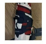 [S] TOMMY HILFIGER 69J6205 FLAG UMBRELLA.YALE NAVY/MULTI, 194998809575 (STH232)