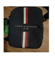 [S] TOMMY HILFIGER 69J7034 SHOULDER BAG,NAVY MULTI, 196038570940 (STH234)