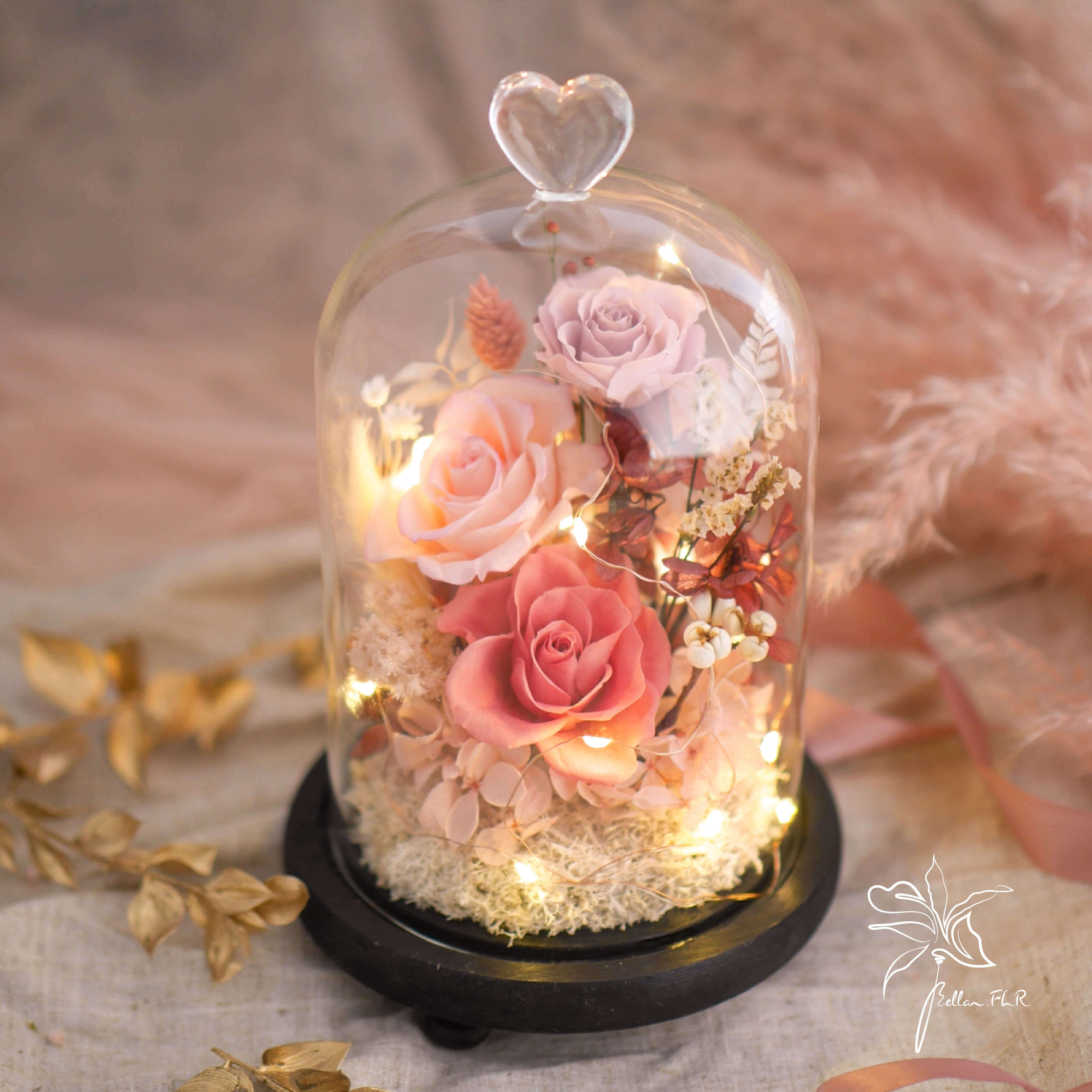 【微醺蜜戀】長型玻璃花盅-大