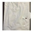 [S] TOMMY HILFIGER V-NECK SLIM FIT T-SHIRT,WHITE, 78J7087-100 (STH258)