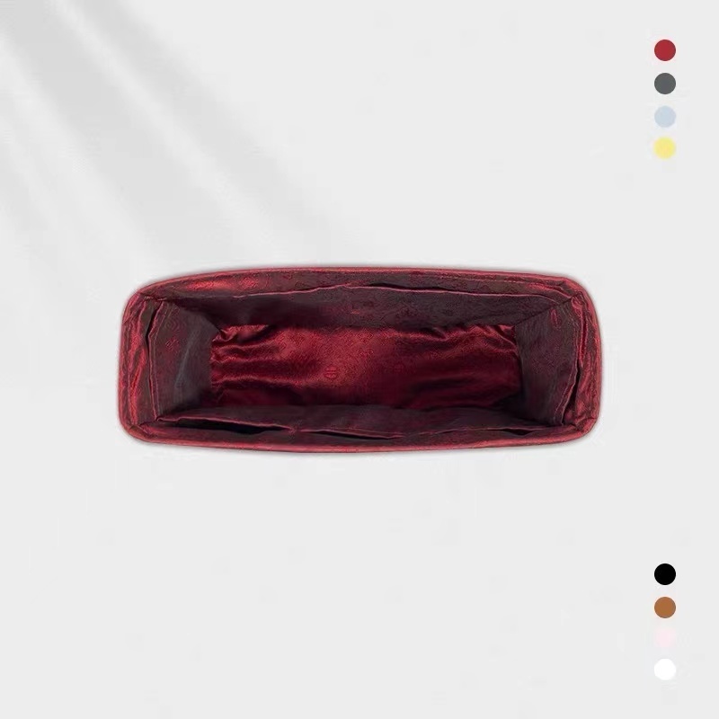 適用於CF方胖子2.55/Leboy/19Flap歐洲進口酒紅紋理綢緞內膽