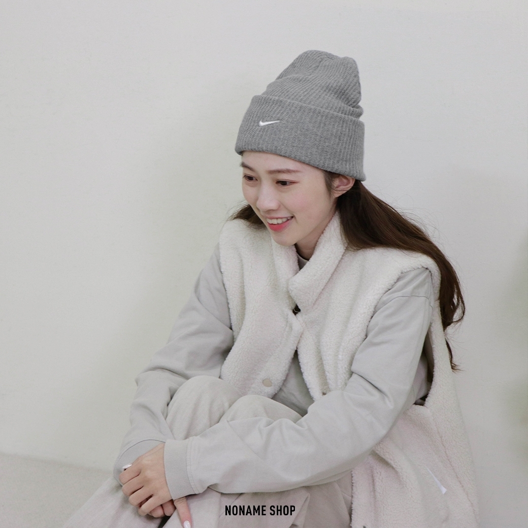 NIKE 小LOGO 針織 毛帽 兩色