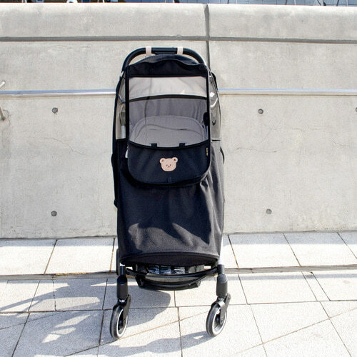 (現貨) DTD 熊仔車罩 (黑色/白色)