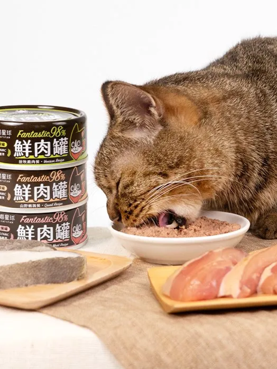 【汪喵星球】 貓用 Fantastic 98% 鮮肉無膠主食罐｜扁鱈雞肉