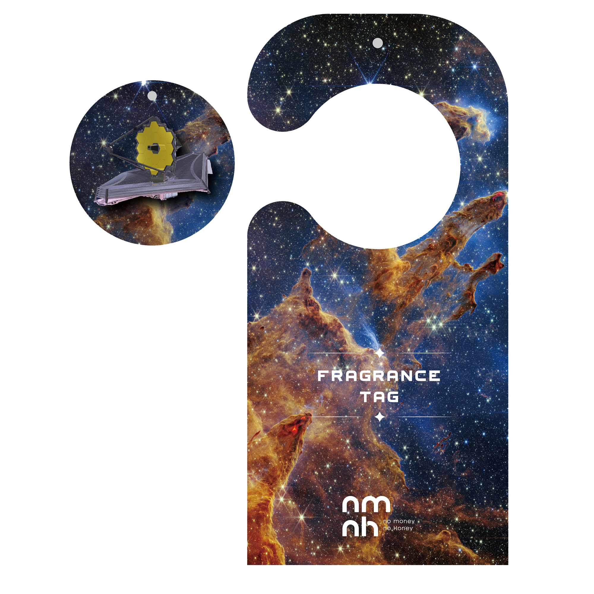 JWST JAMES WEBB Telescope Fragrance Tag (1pcs)