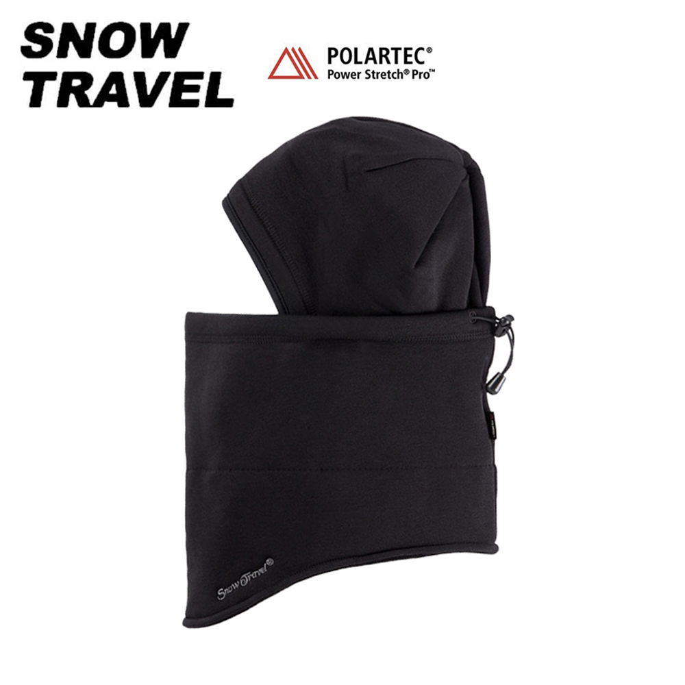 SNOW TRAVEL 雪之旅 AR-70 防風保暖三用帽 黑  男女皆可/保溫/登山健行/旅遊/冬季 43STAR70