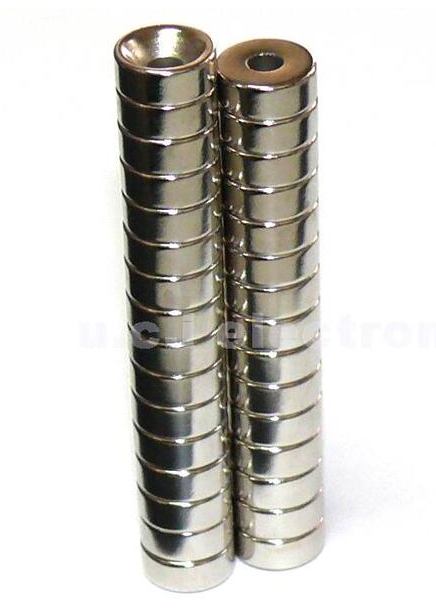 【UCI電子】(B-2) 帶沉孔小圓形強力磁鐵片