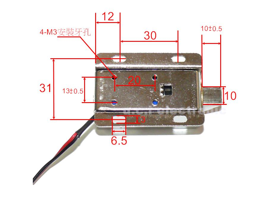 【UCI電子】(D-53) LY-03電磁鎖 小型電控鎖防水櫃門鎖 電子門禁鎖 磁力鎖12V電子鎖