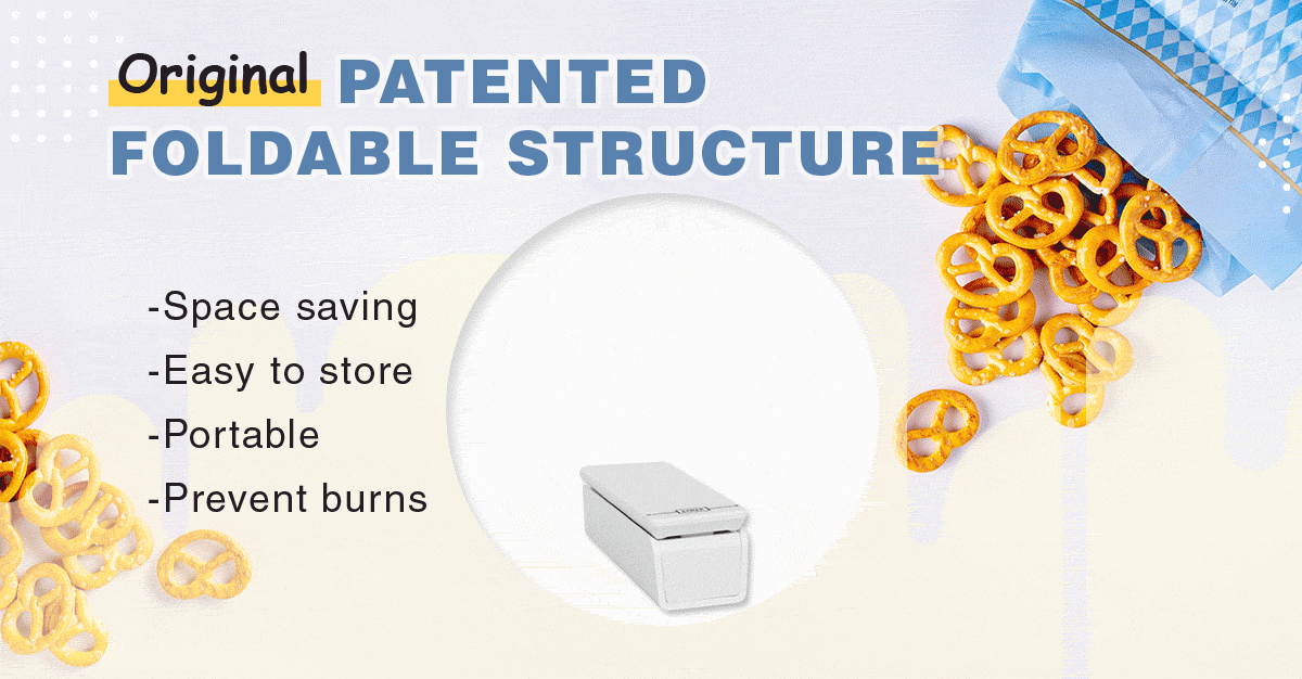 DR. SAVE ECO Mini Sealer is easy to carry and compact